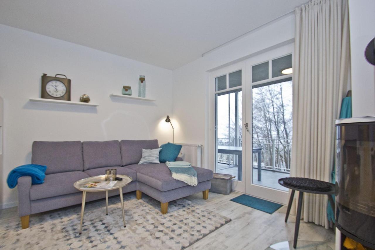 Ferienresidenz Zwei Bodden Fewo2-8 - Balkon, Sauna, Kamin Lietzow Bagian luar foto