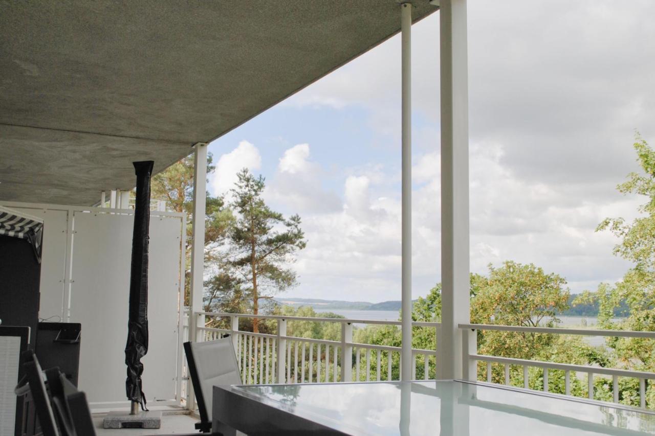 Ferienresidenz Zwei Bodden Fewo2-8 - Balkon, Sauna, Kamin Lietzow Bagian luar foto